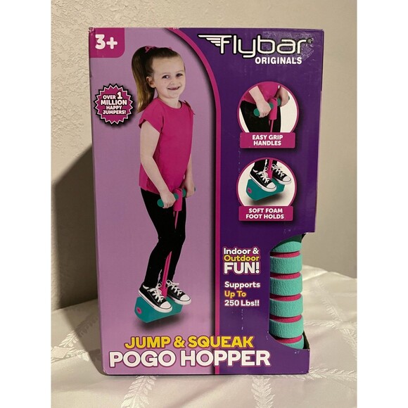 Flybar Jump & Squeak Pogo Hopper,  Ages 3 and Up - Picture 5 of 6